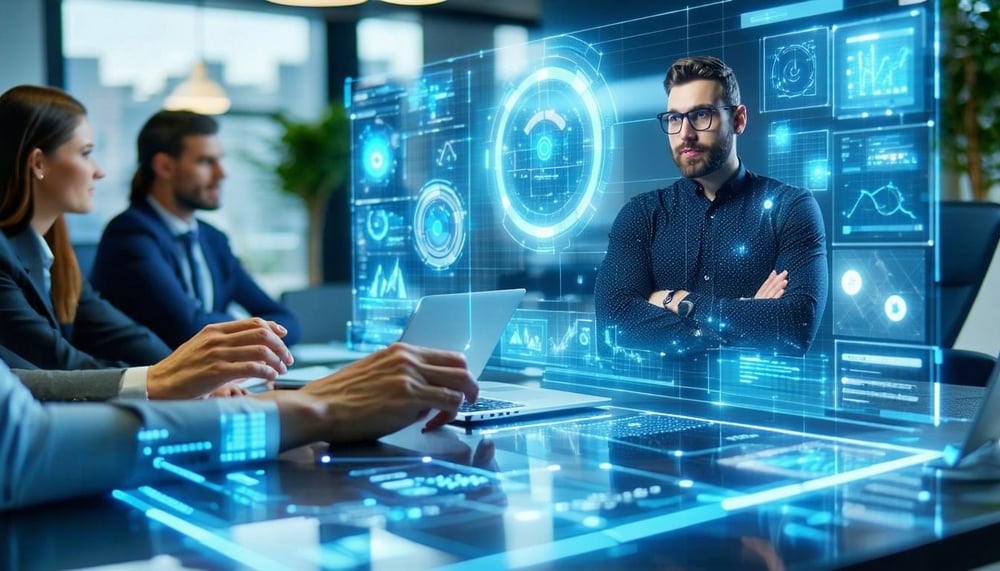 AI assistant helping insurance professionals